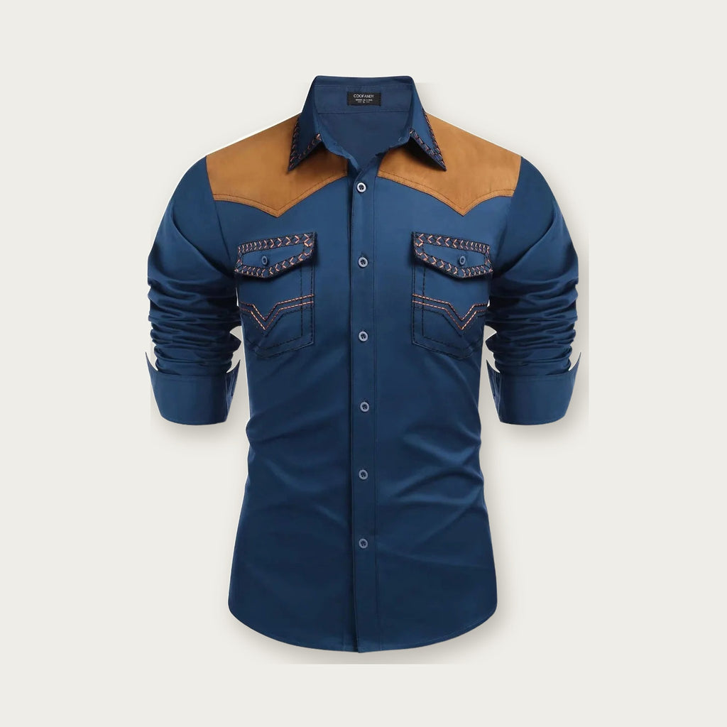 Two-Tone Western Shirt