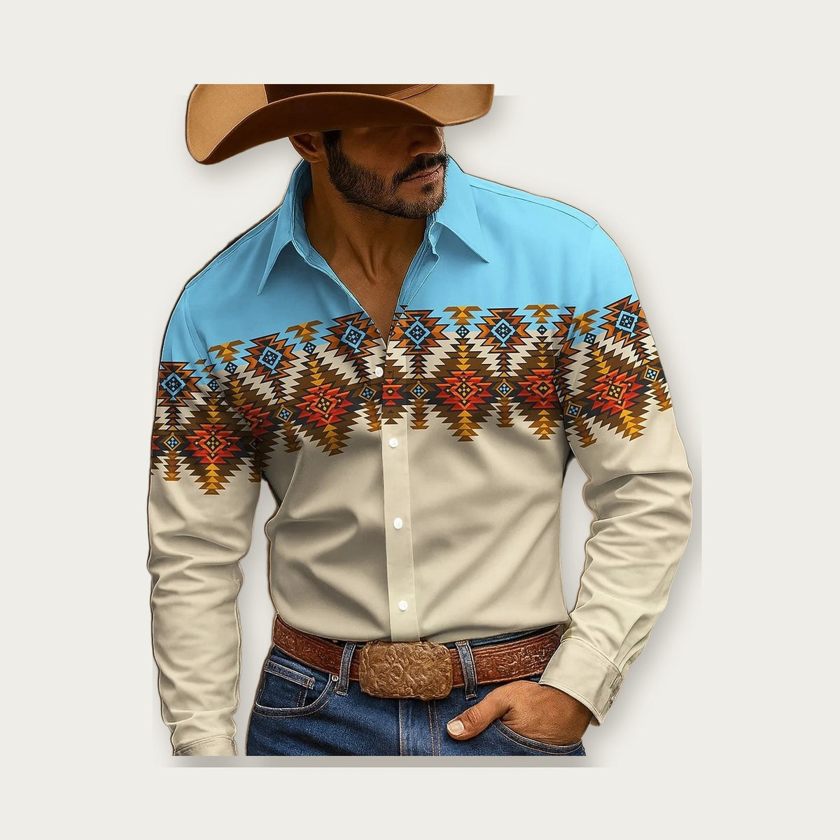 Western Print Shirt