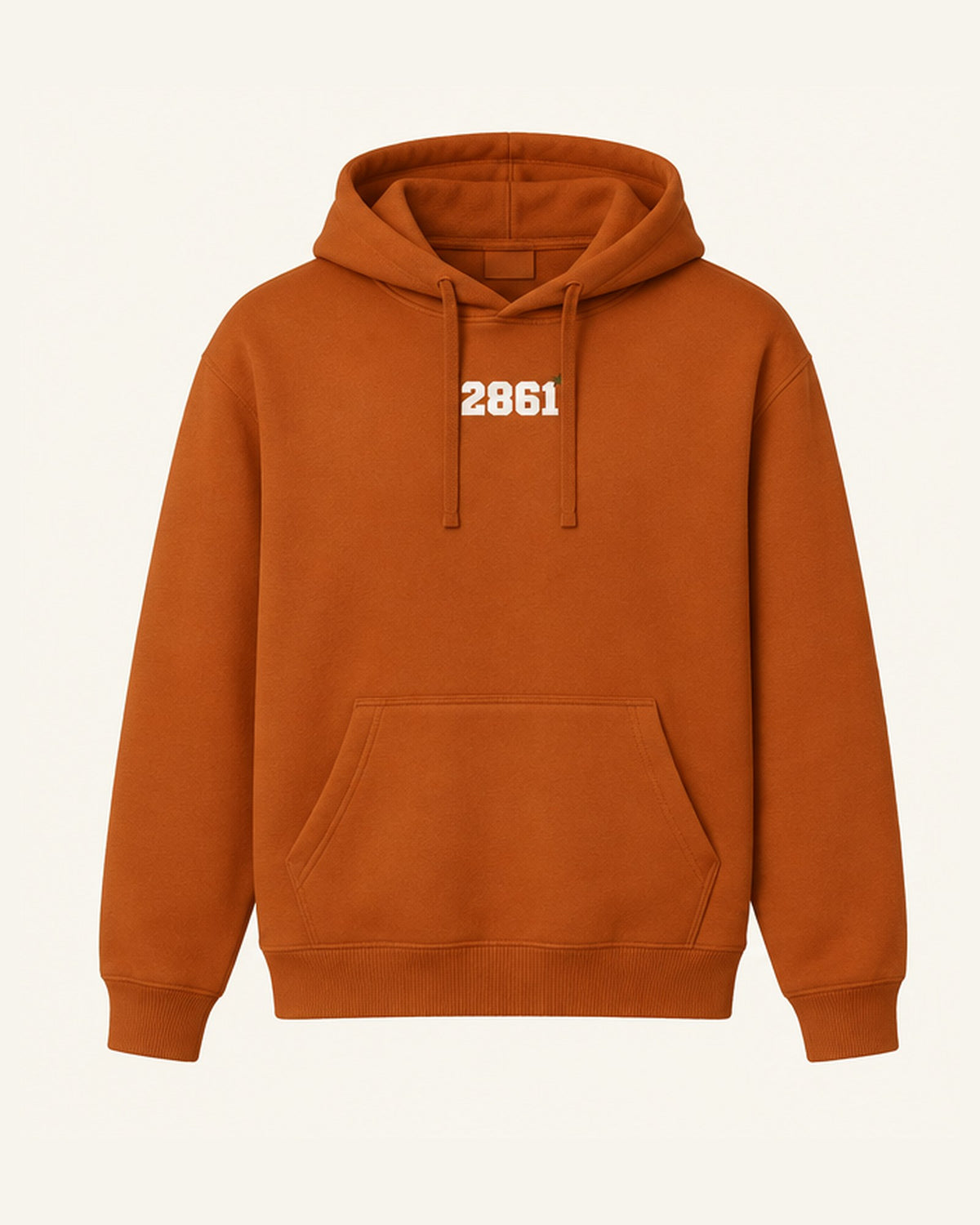 2861 Hoodie in Copper, front