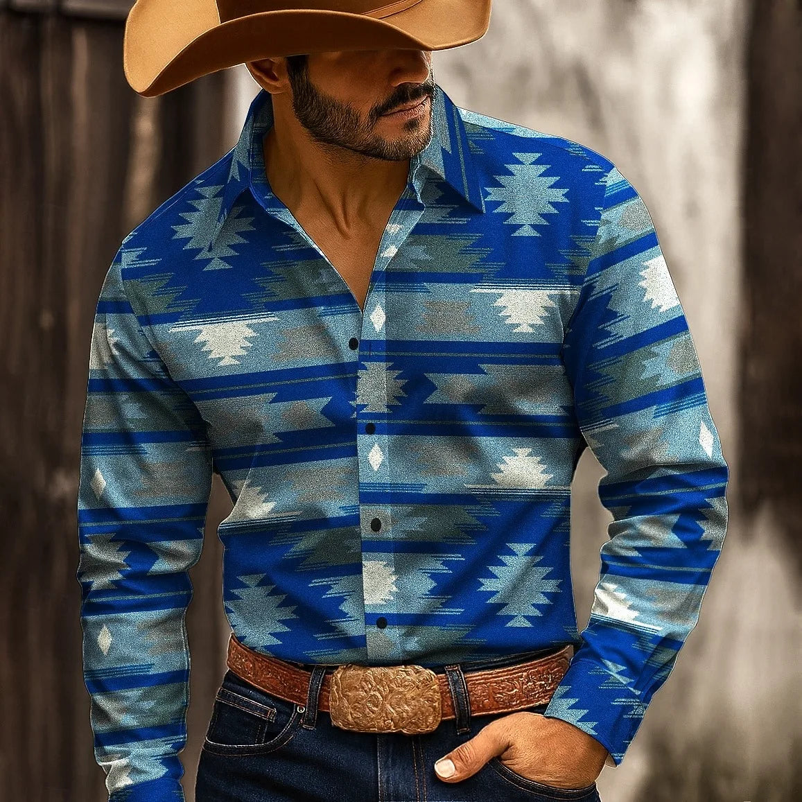 Western Print Shirt