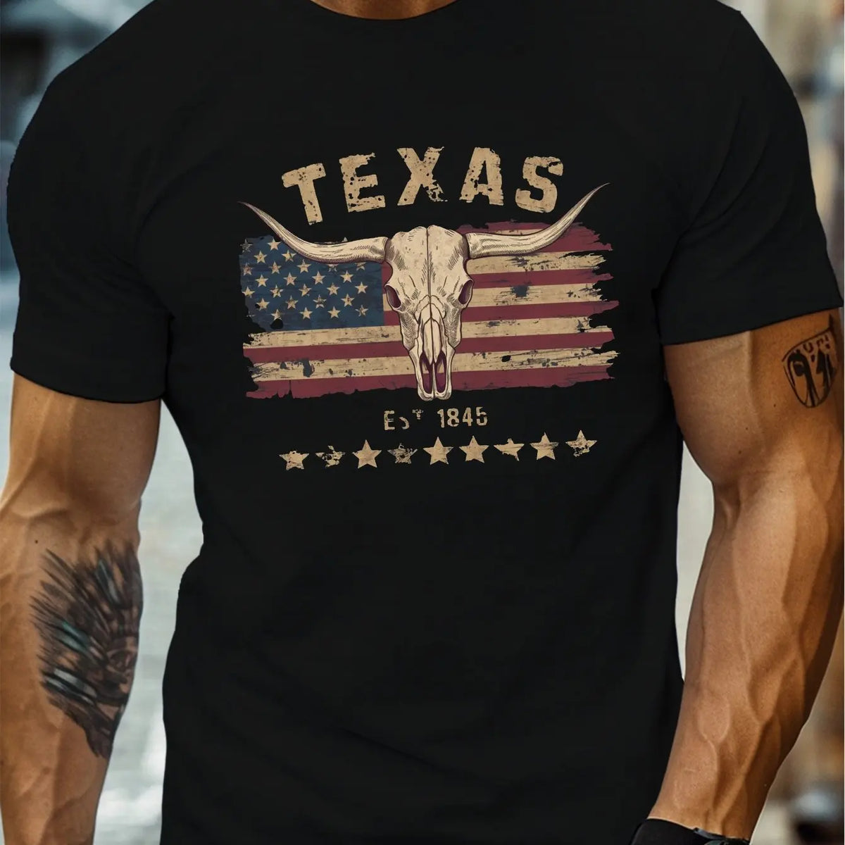Longhorn Skull Tee