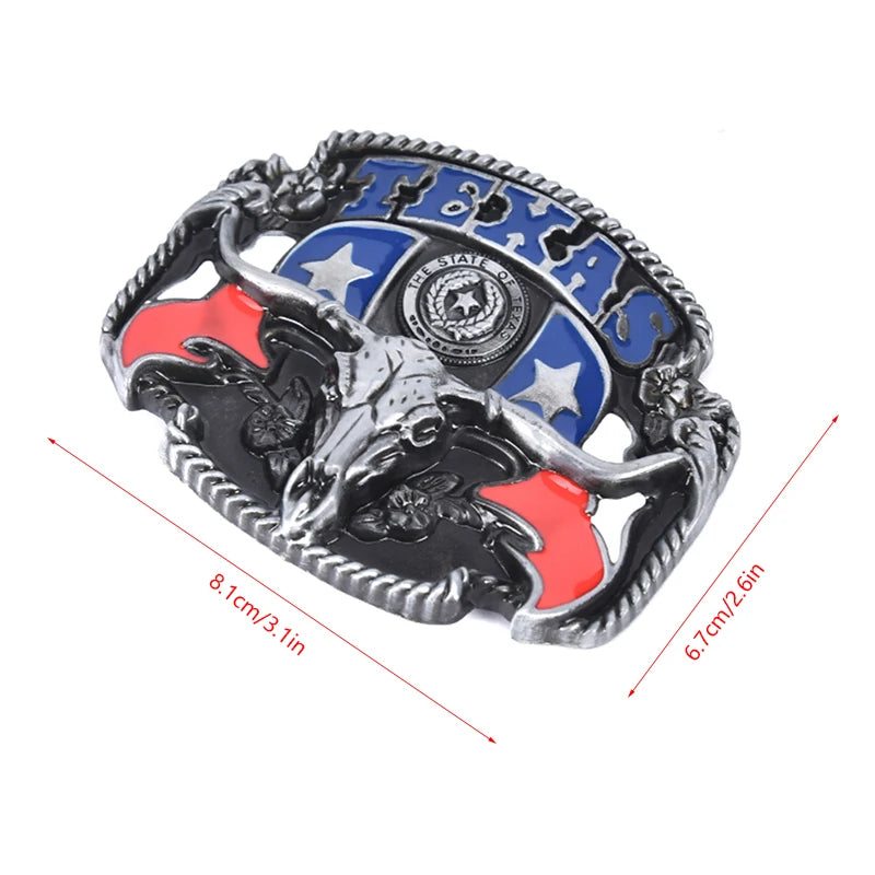 Texas Bull Buckle