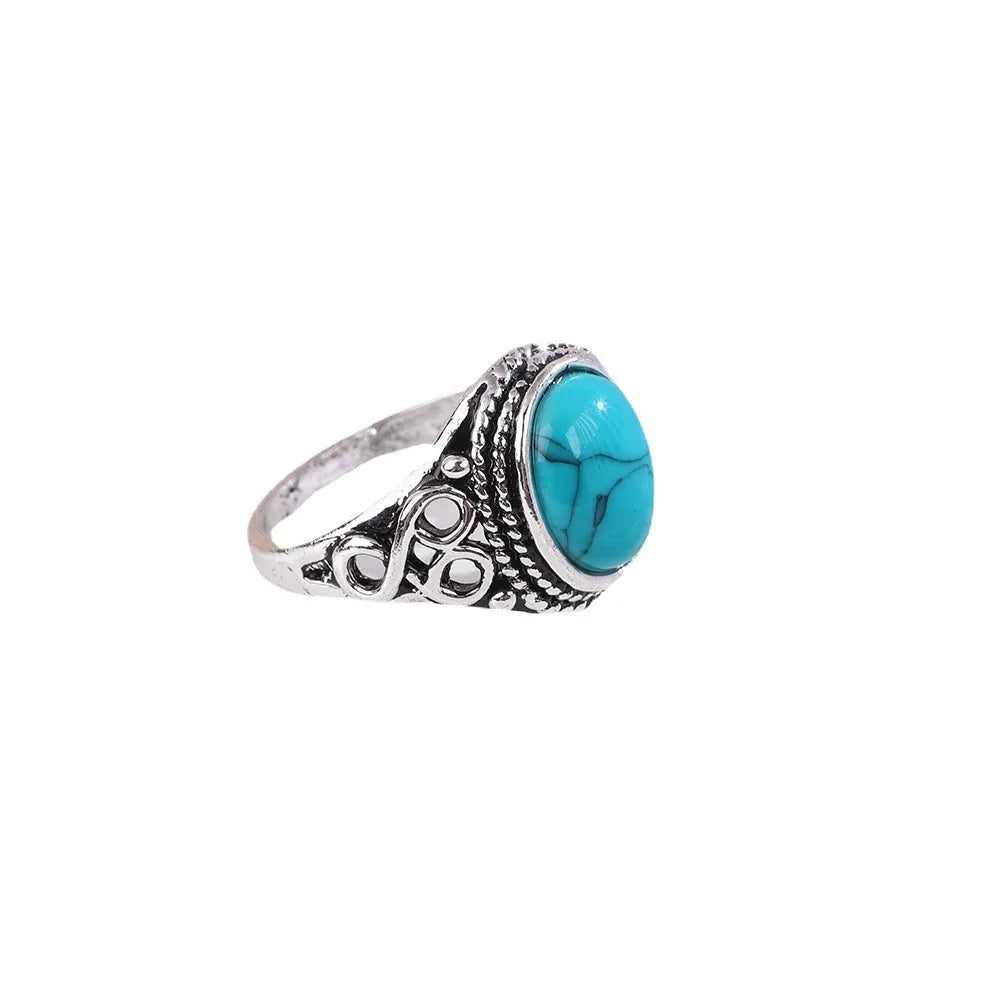 Vintage Turquoise-Colour Ring