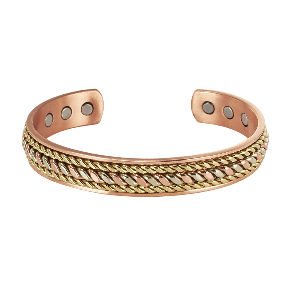 Braided Copper Cuff
