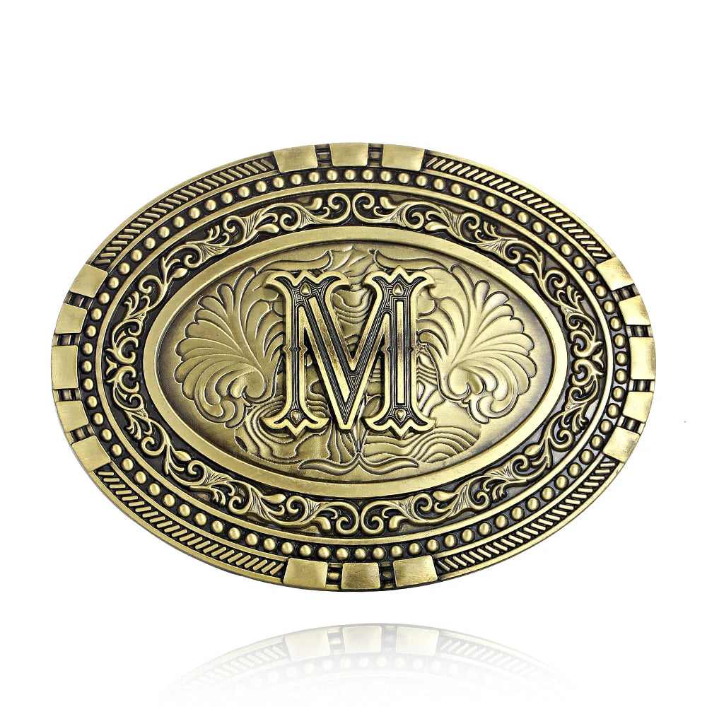 Oval Initial Buckle