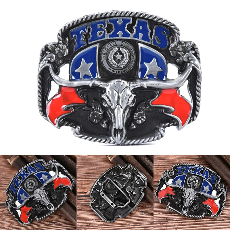 Texas Bull Buckle