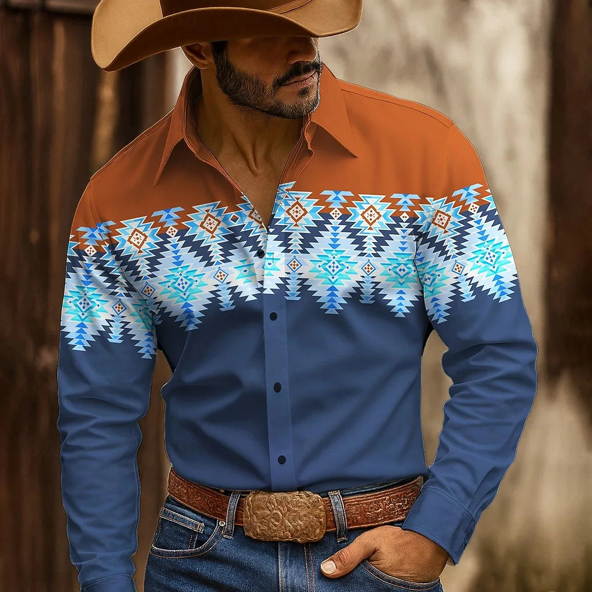 Western Print Shirt