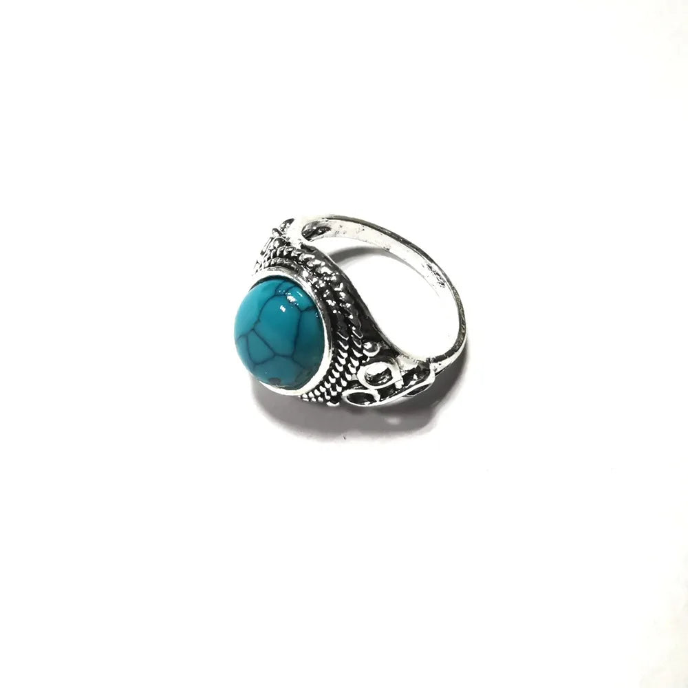 Vintage Turquoise-Colour Ring