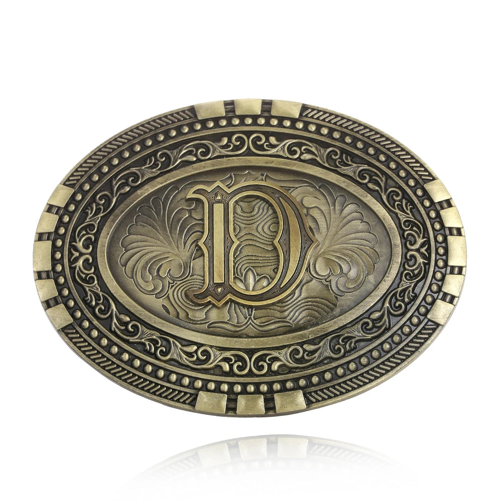 Oval Initial Buckle