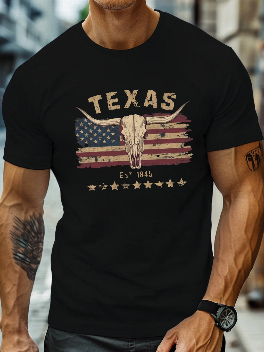 Longhorn Skull Tee