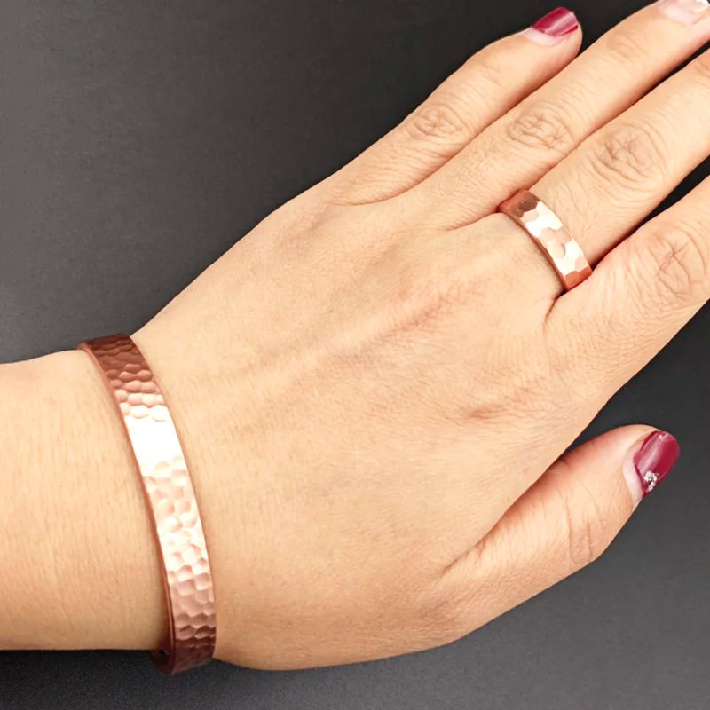 Copper Charm Cuff