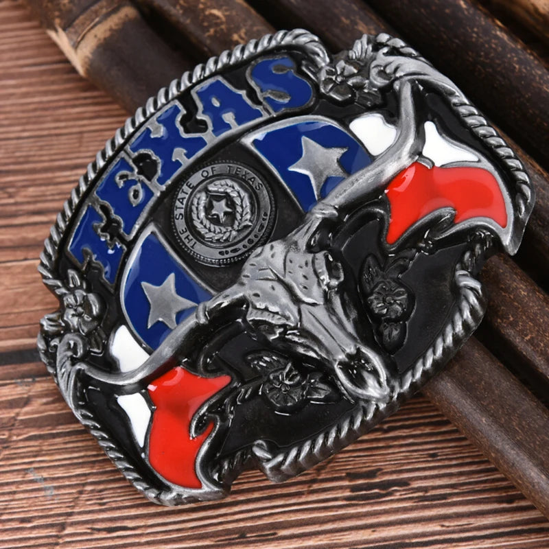 Texas Bull Buckle