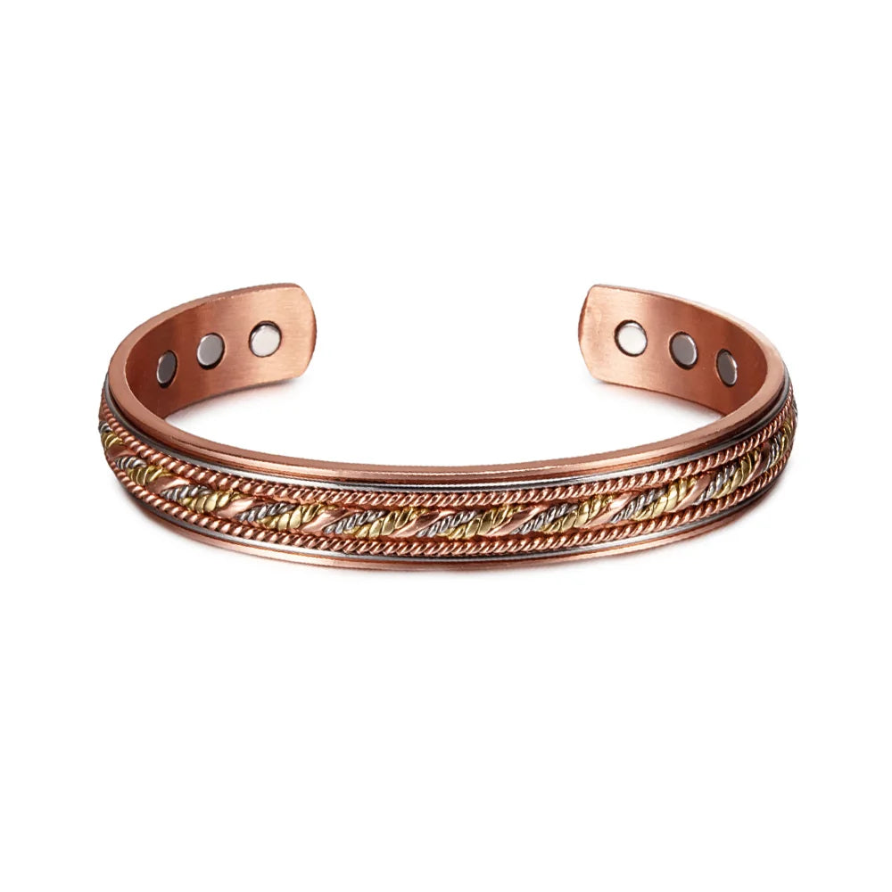 Braided Copper Cuff