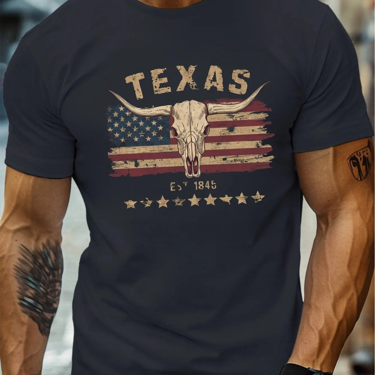 Longhorn Skull Tee