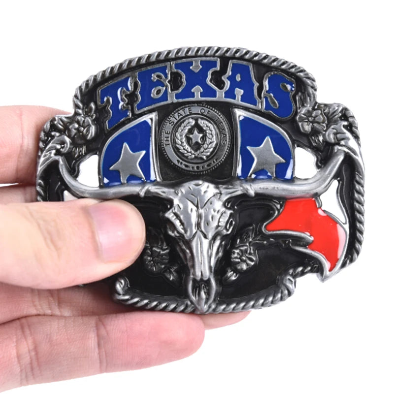 Texas Bull Buckle
