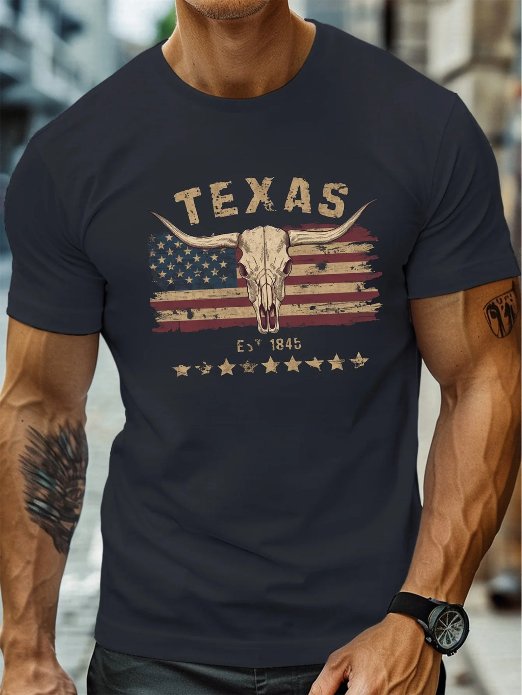 Longhorn Skull Tee