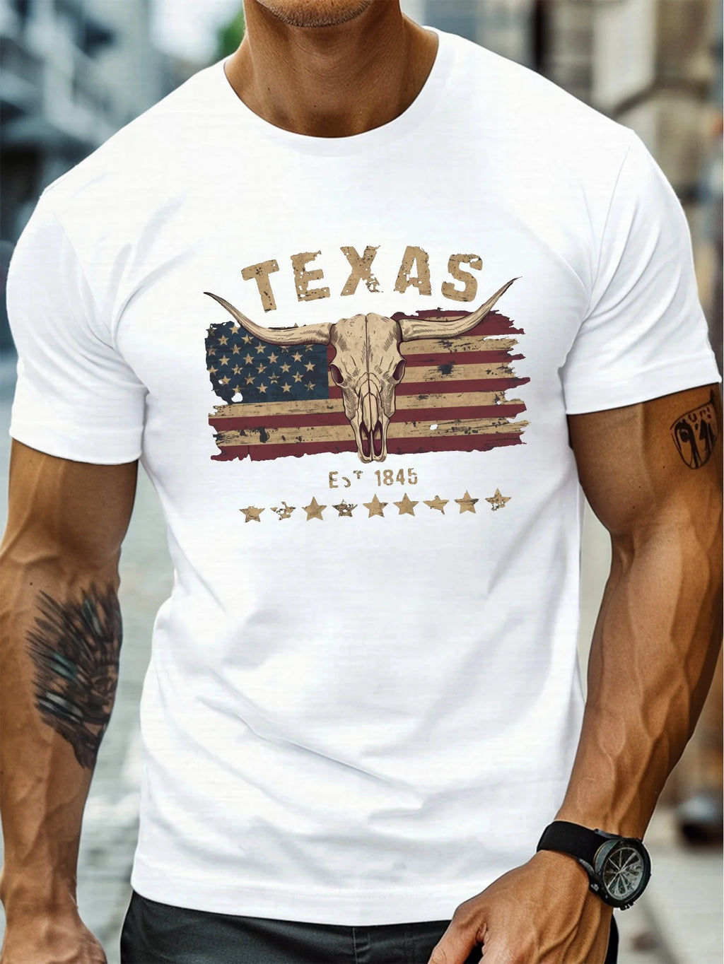 Longhorn Skull Tee