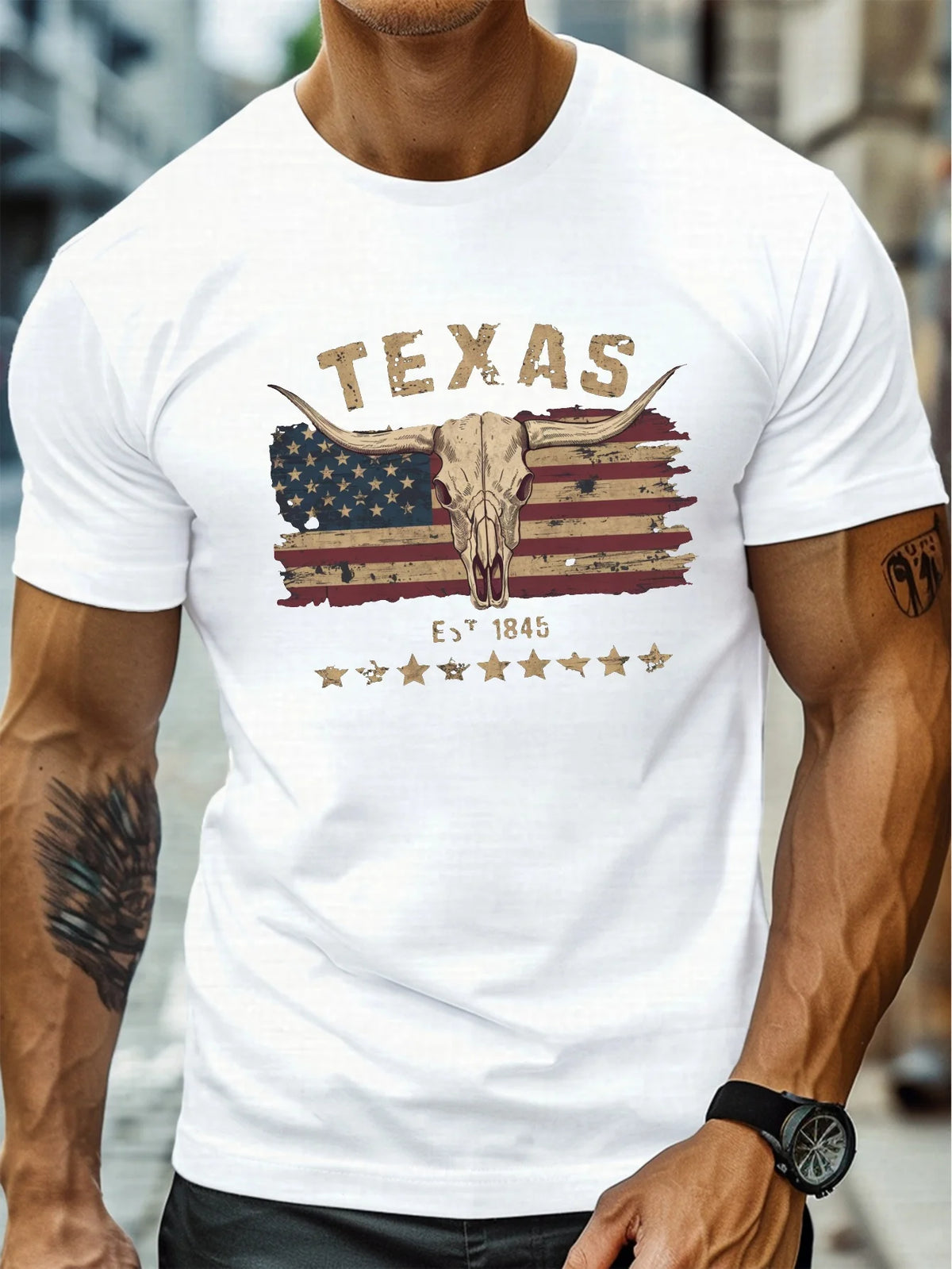 Longhorn Skull Tee