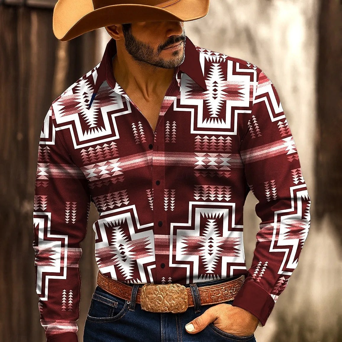 Western Print Shirt