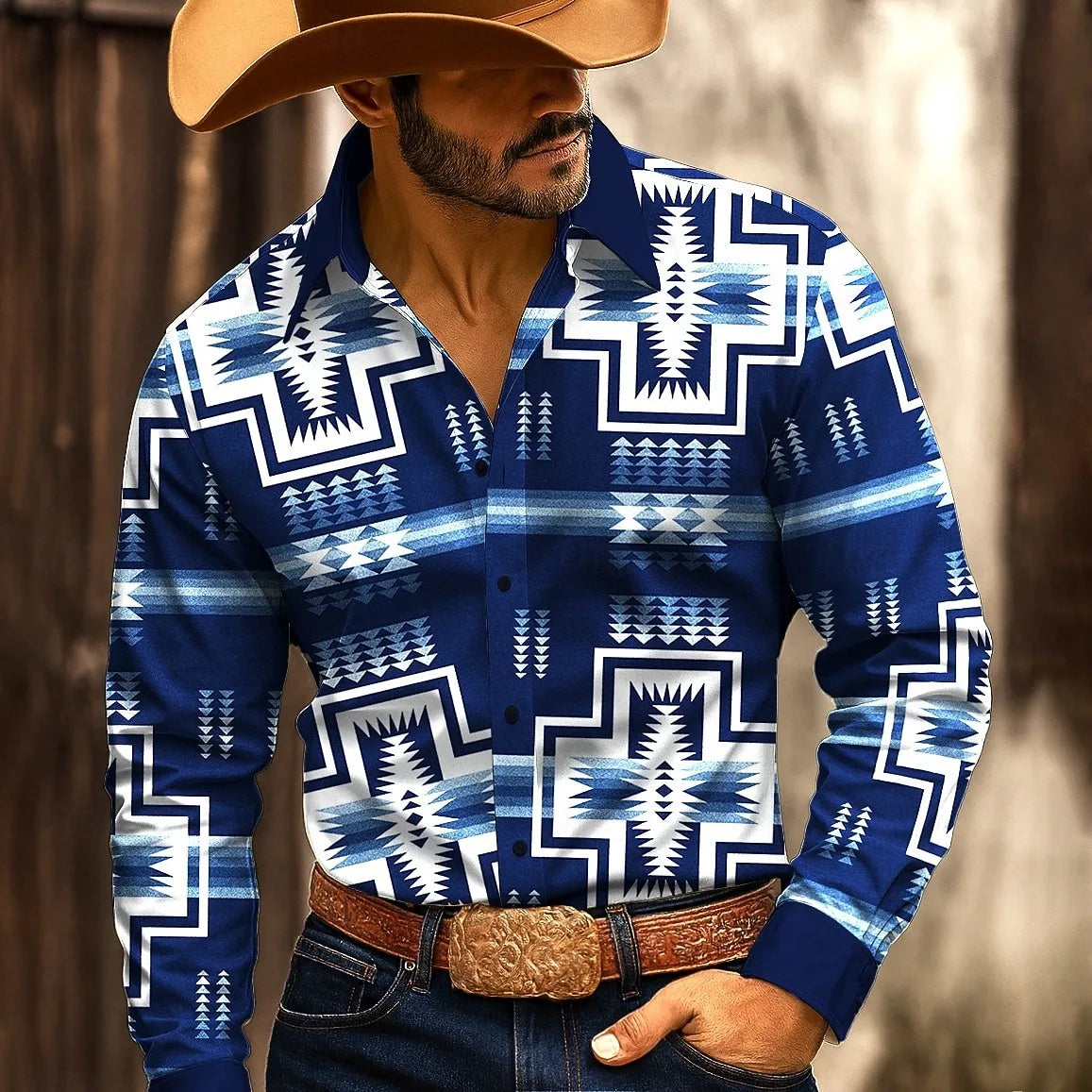 Western Print Shirt