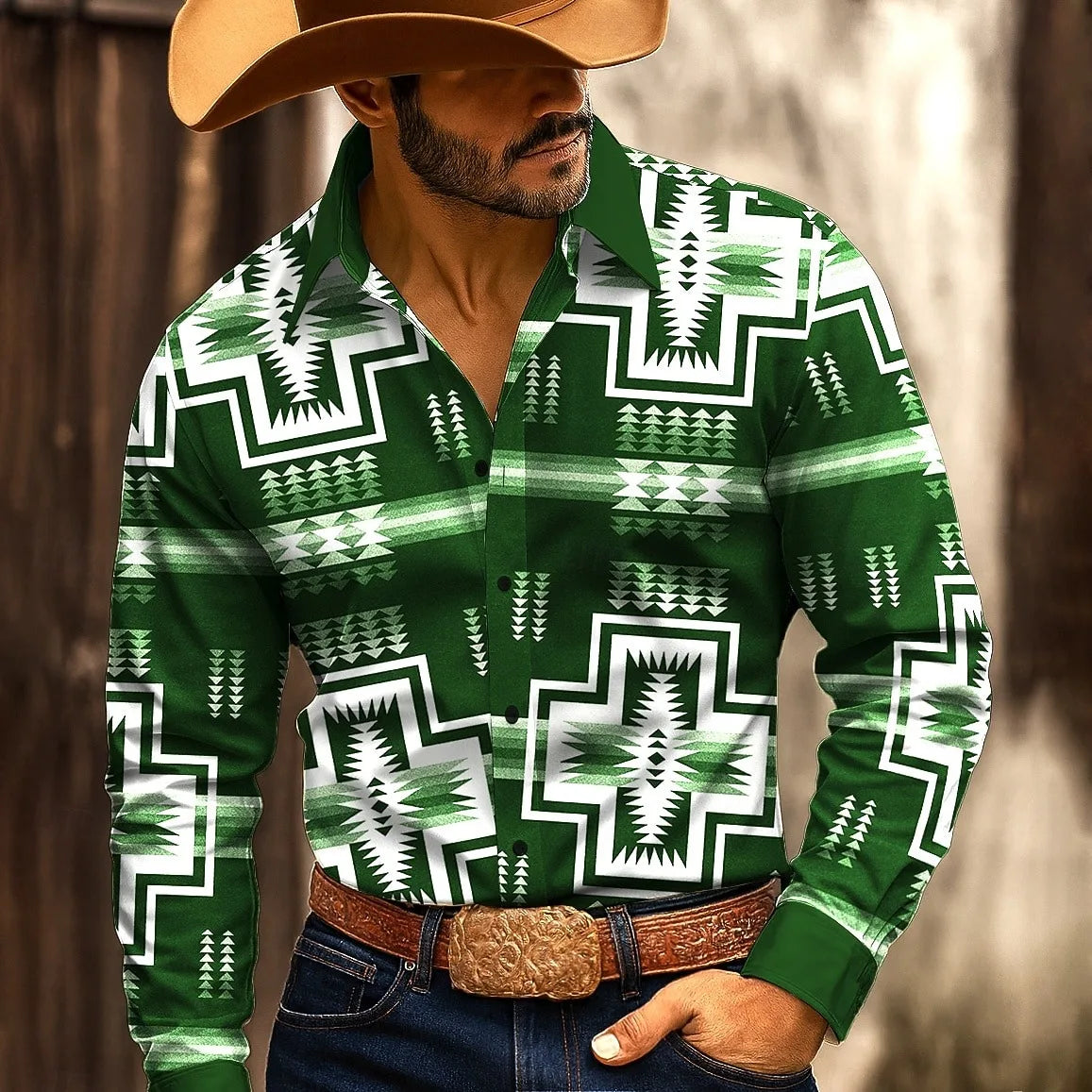 Western Print Shirt