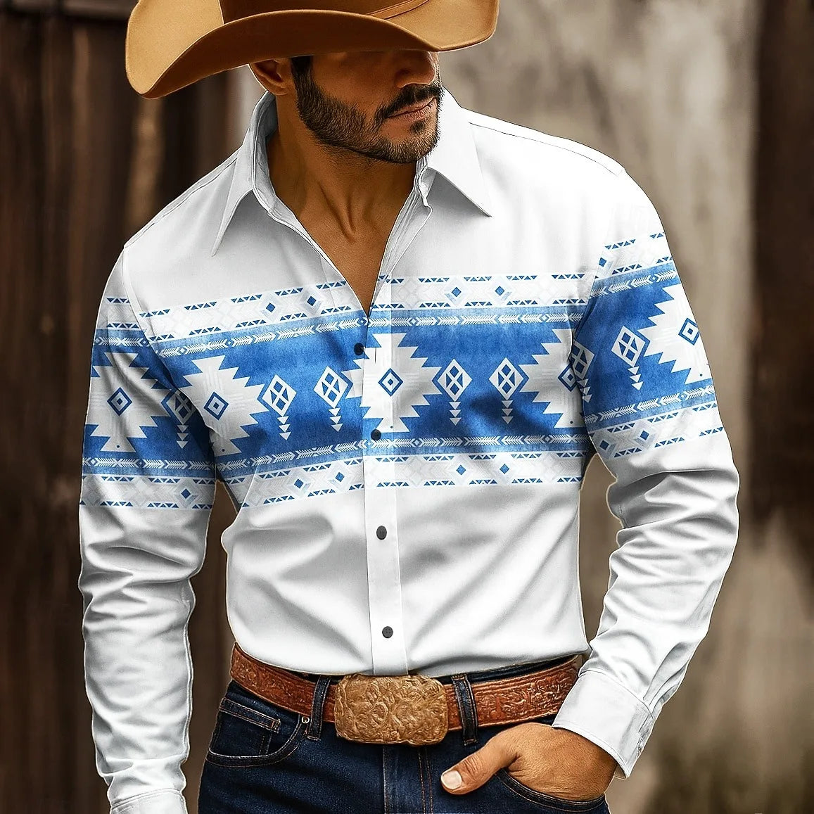 Western Print Shirt