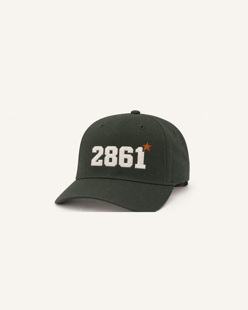 2861 Classic Cap in Forest Green